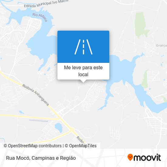 Rua Mocó mapa