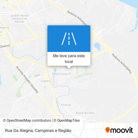 Rua Da Alegria mapa