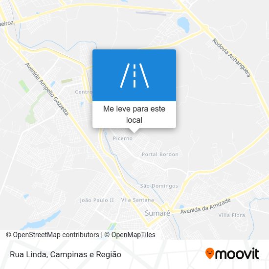 Rua Linda mapa