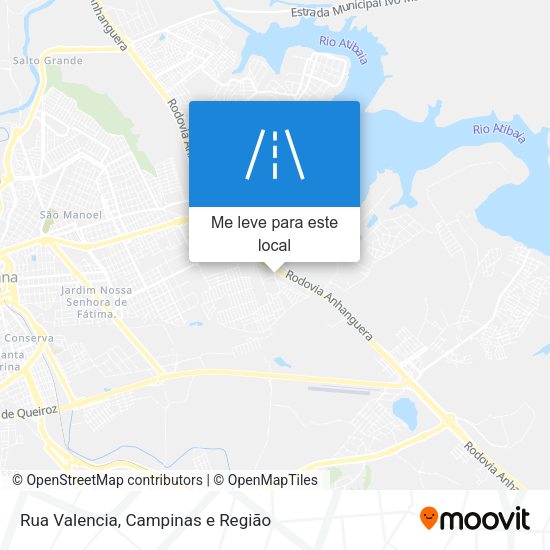 Rua Valencia mapa