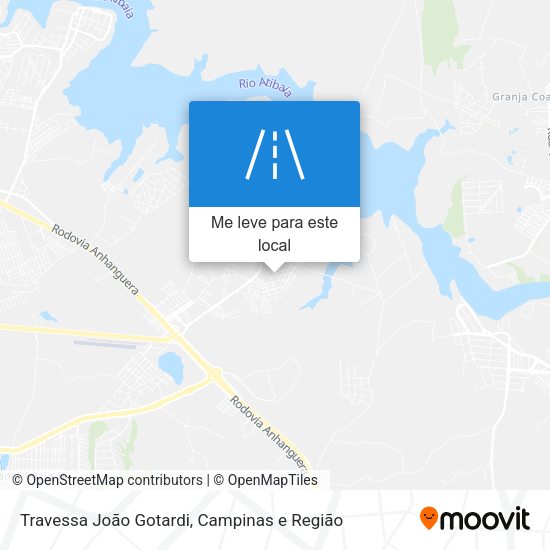 Travessa João Gotardi mapa