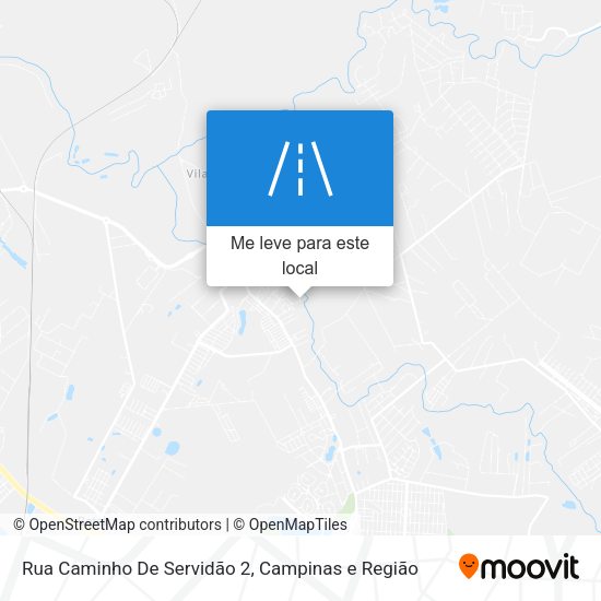 Rua Caminho De Servidão 2 mapa