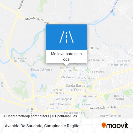 Avenida Da Saudade mapa