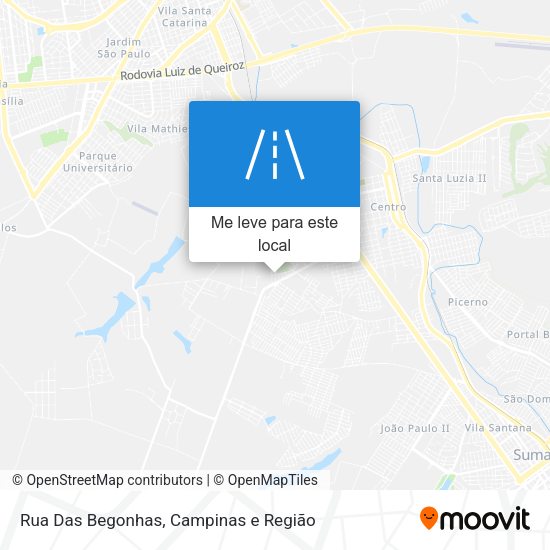 Rua Das Begonhas mapa