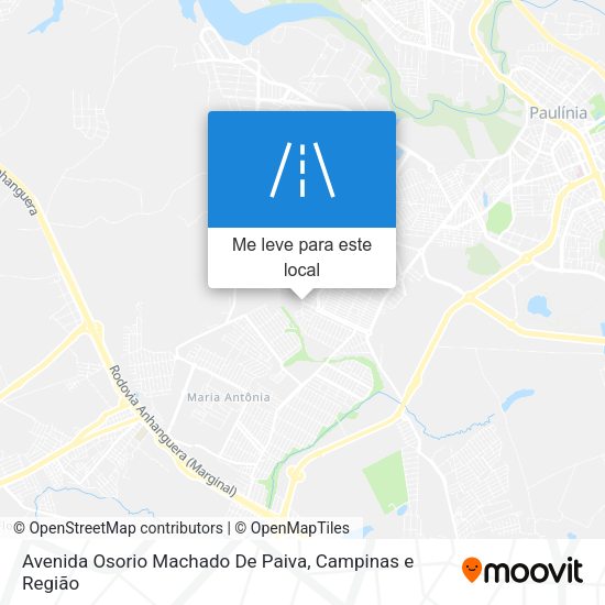 Avenida Osorio Machado De Paiva mapa
