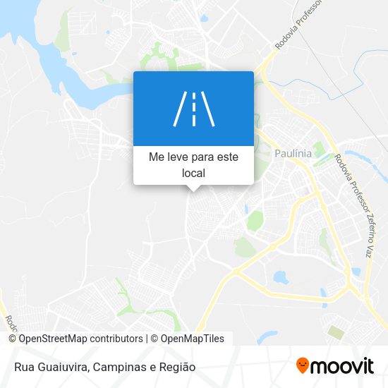 Rua Guaiuvira mapa