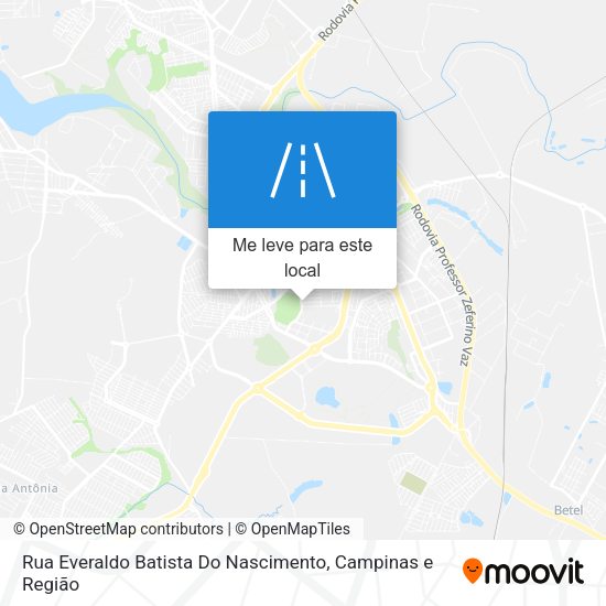 Rua Everaldo Batista Do Nascimento mapa