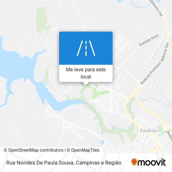 Rua Norides De Paula Sousa mapa