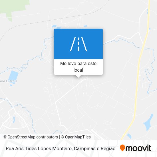 Rua Aris Tides Lopes Monteiro mapa