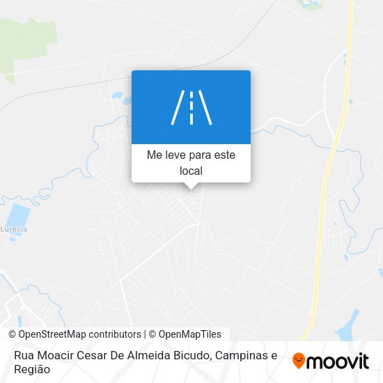 Rua Moacir Cesar De Almeida Bicudo mapa