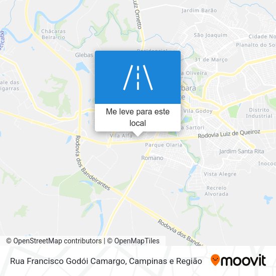 Rua Francisco Godói Camargo mapa