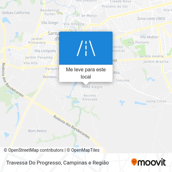 Travessa Do Progresso mapa