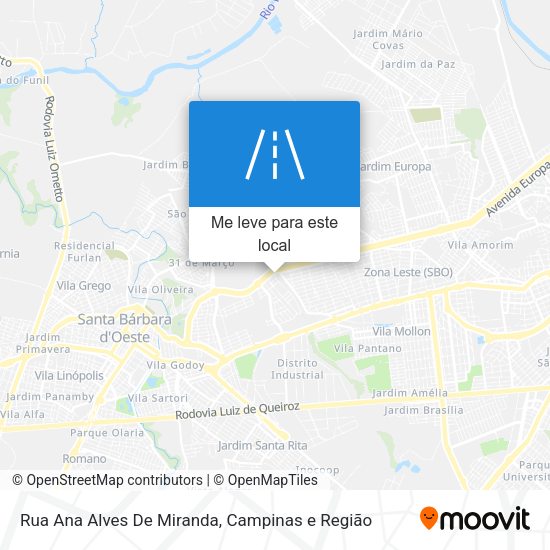 Rua Ana Alves De Miranda mapa