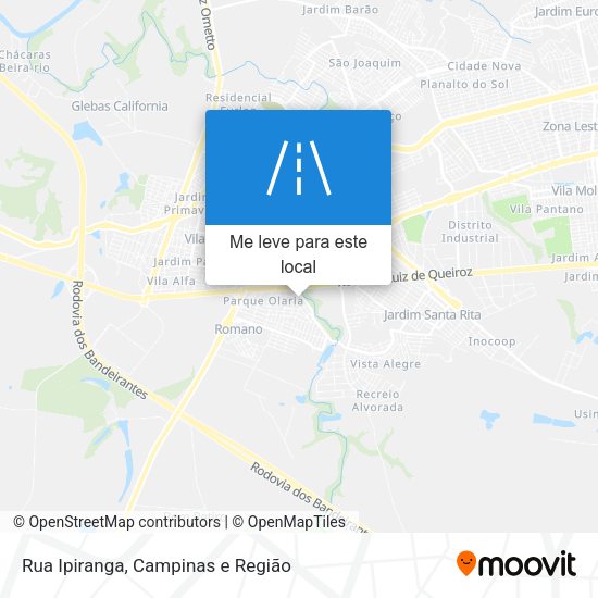 Rua Ipiranga mapa