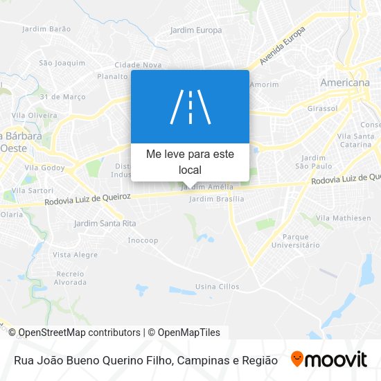 Rua João Bueno Querino Filho mapa