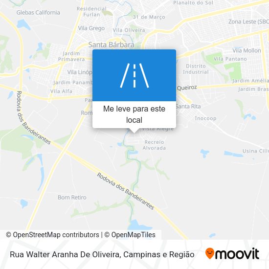 Rua Walter Aranha De Oliveira mapa
