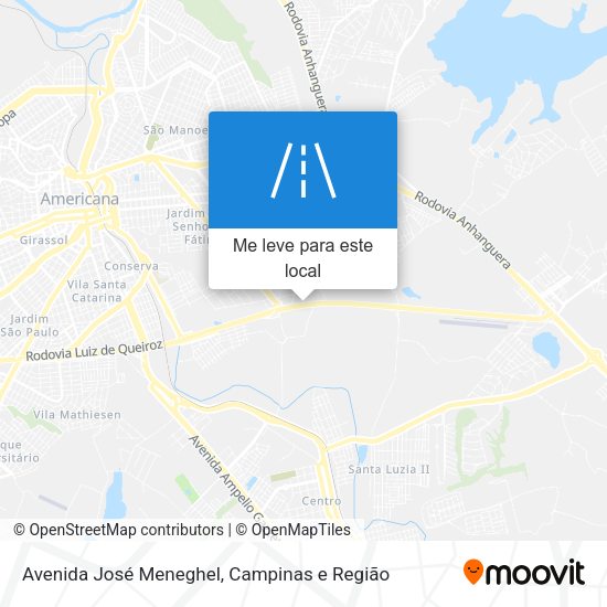 Avenida José Meneghel mapa