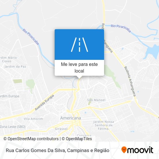 Rua Carlos Gomes Da Silva mapa