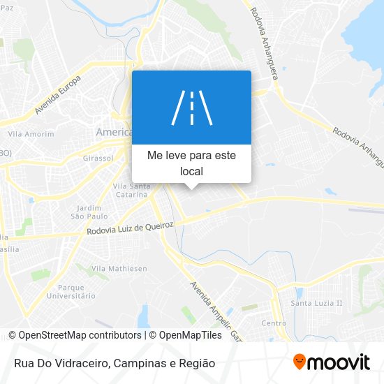 Rua Do Vidraceiro mapa