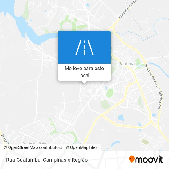 Rua Guatambu mapa