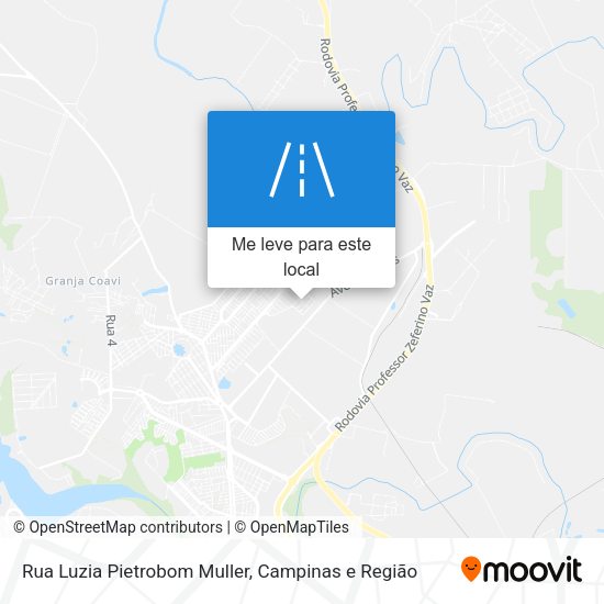 Rua Luzia Pietrobom Muller mapa