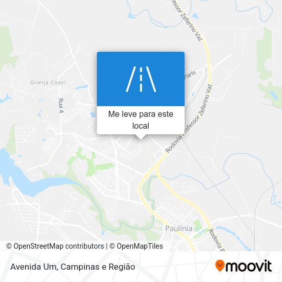 Avenida Um mapa