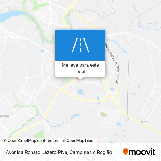 Avenida Renato Lázaro Piva mapa