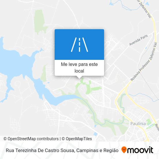 Rua Terezinha De Castro Sousa mapa