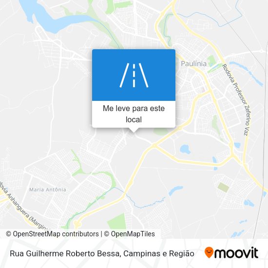 Rua Guilherme Roberto Bessa mapa