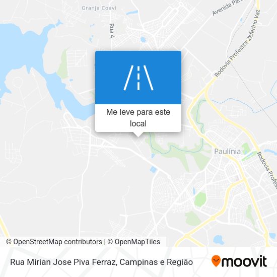 Rua Mirian Jose Piva Ferraz mapa