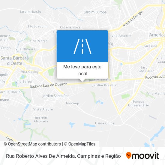 Rua Roberto Alves De Almeida mapa