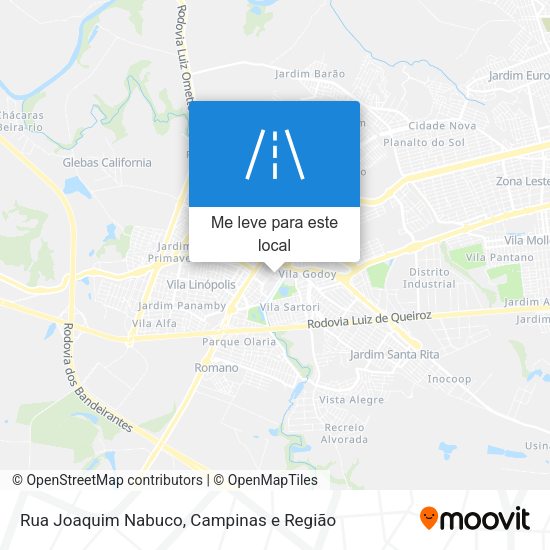 Rua Joaquim Nabuco mapa