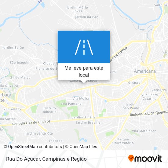 Rua Do Açucar mapa