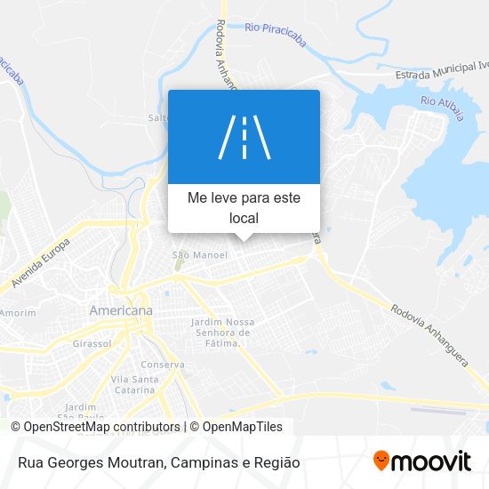 Rua Georges Moutran mapa