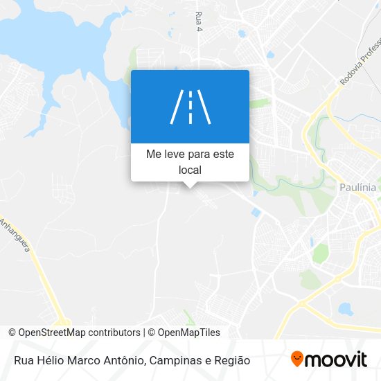 Rua Hélio Marco Antônio mapa