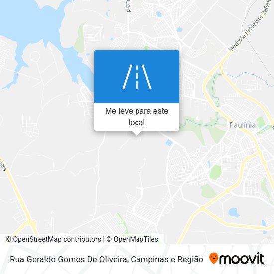 Rua Geraldo Gomes De Oliveira mapa