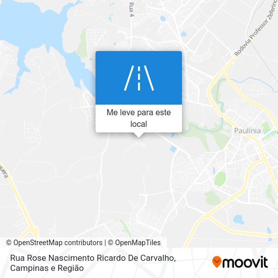 Rua Rose Nascimento Ricardo De Carvalho mapa