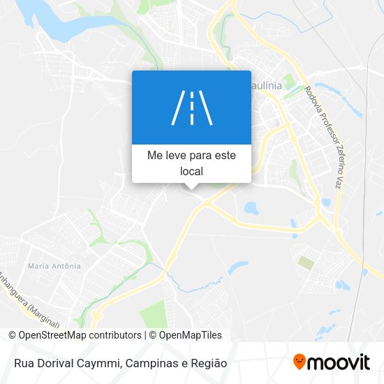 Rua Dorival Caymmi mapa