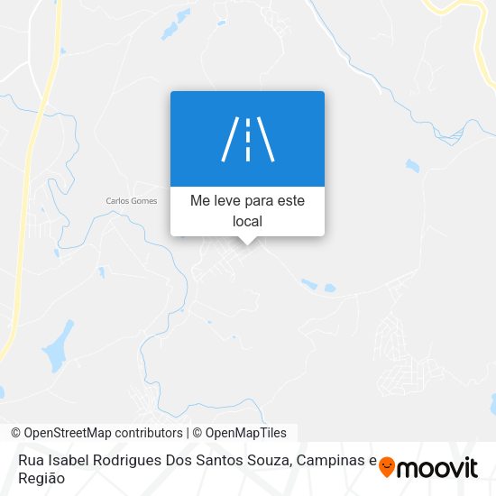 Rua Isabel Rodrigues Dos Santos Souza mapa