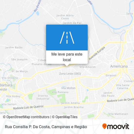 Rua Consília P. Da Costa mapa