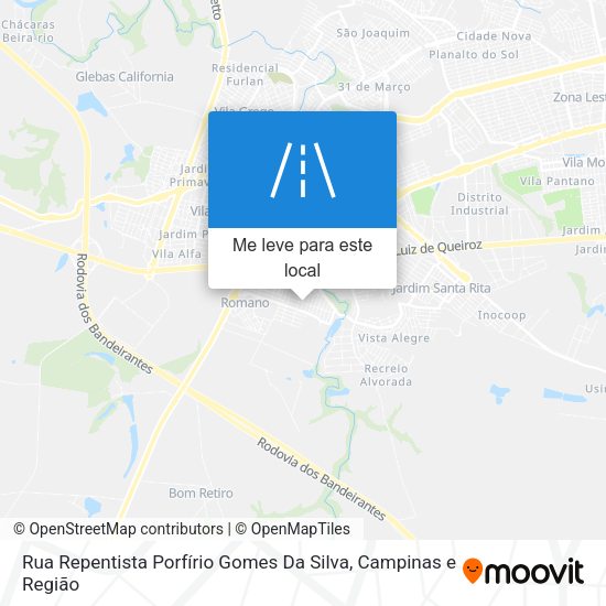 Rua Repentista Porfírio Gomes Da Silva mapa