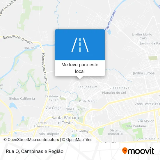 Rua Q mapa