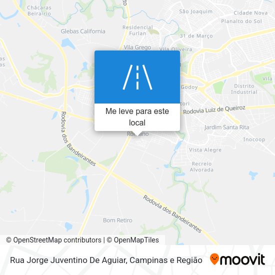 Rua Jorge Juventino De Aguiar mapa