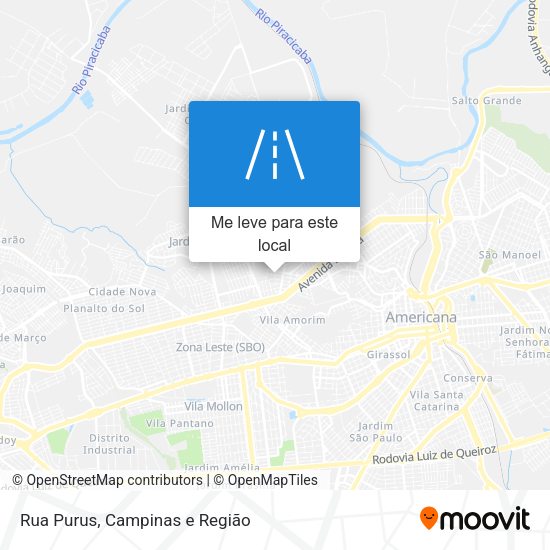 Rua Purus mapa