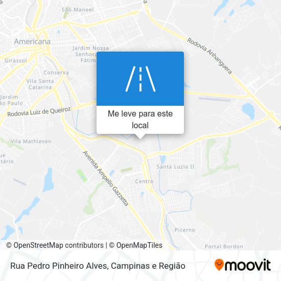 Rua Pedro Pinheiro Alves mapa