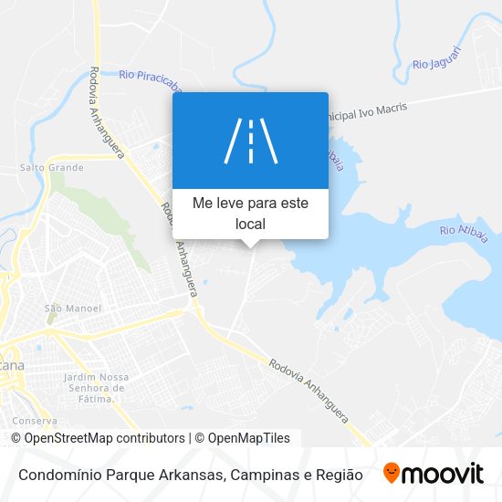 Condomínio Parque Arkansas mapa