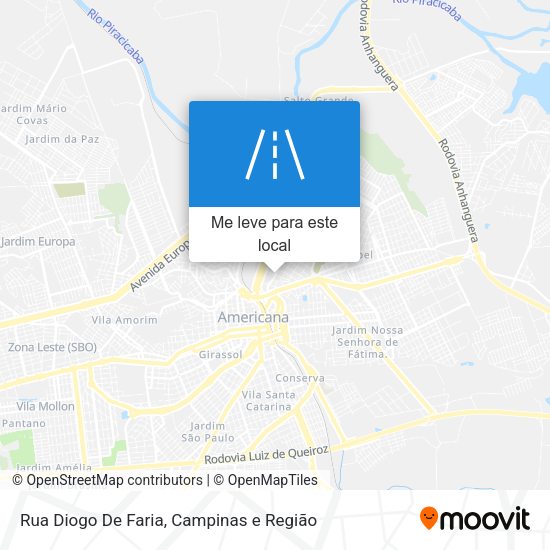 Rua Diogo De Faria mapa