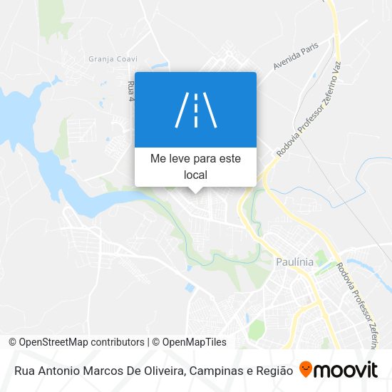 Rua Antonio Marcos De Oliveira mapa