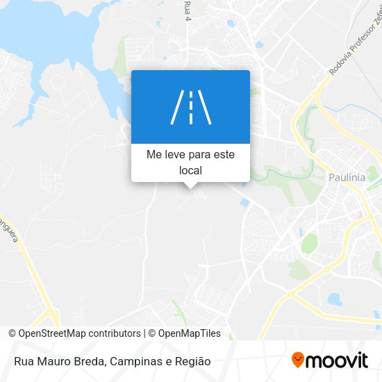 Rua Mauro Breda mapa