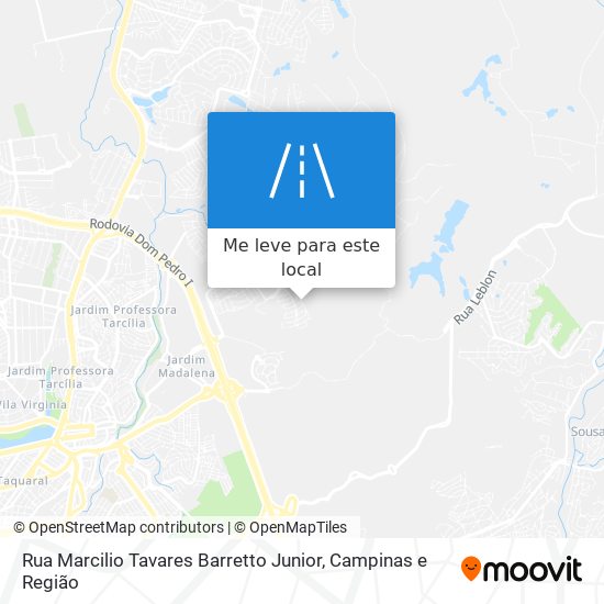 Rua Marcilio Tavares Barretto Junior mapa